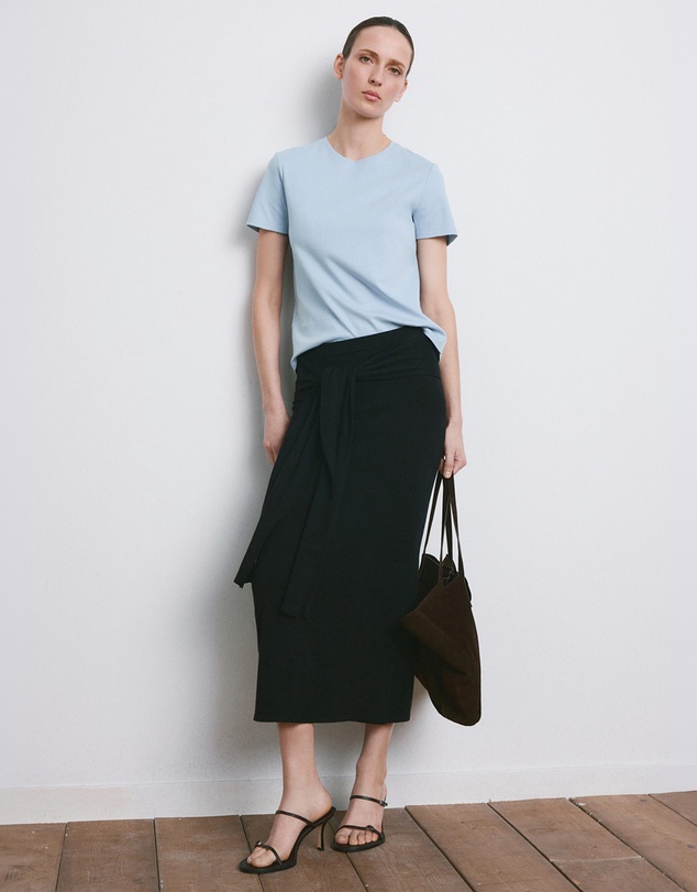 M.N.G - Short-Sleeved Cotton T-Shirt