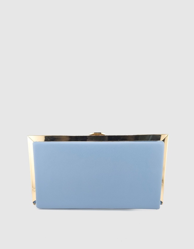 Izoa - Amanda Clutch Light Blue