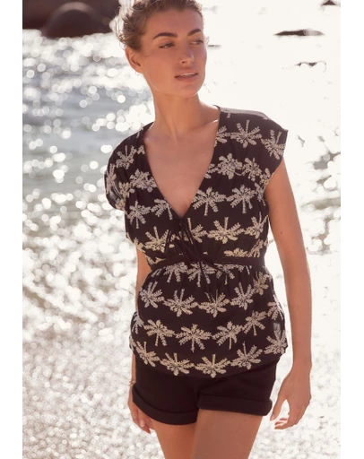 NEXT - Broderie Short Sleeve Top