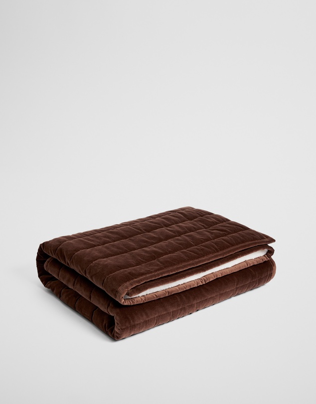 Country Road - Marlon Cotton Sherpa Throw