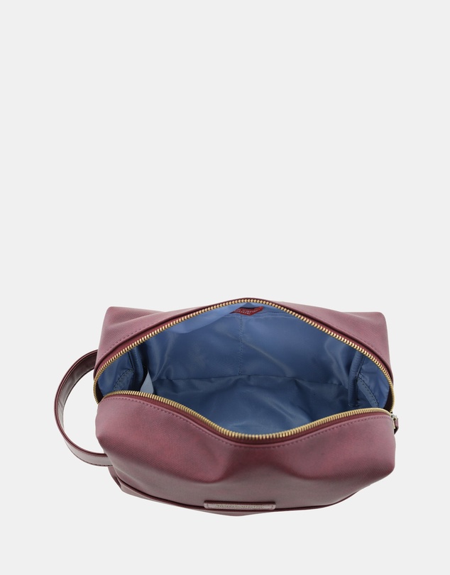 Pierre Cardin - Pierre Cardin Coated Canvas Travel Toiletry Bag
