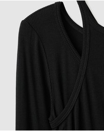 M.N.G - Ribbed Combined T-Shirt