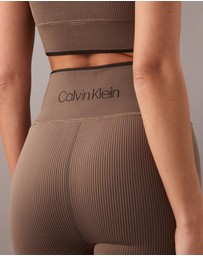 Calvin Klein Sport - Modern Ribbed Sport Biker Shorts