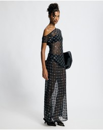 Lover - Isadora Sequin Sheer Maxi Skirt