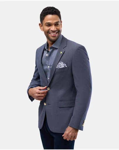 Brooksfield - Textured Yarn Dye Blazer