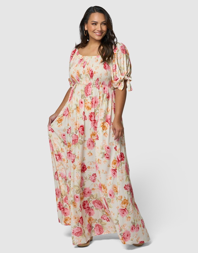 Something 4 Olivia - Felicity Ruffle Maxi Dress