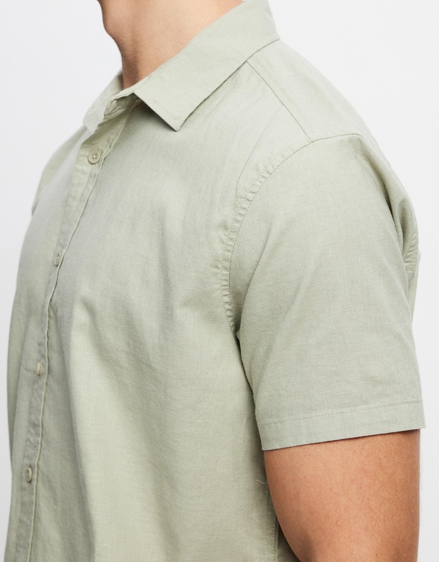 Staple Superior - Hamilton Linen Blend SS Shirt
