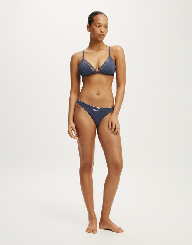 Cotton On Body - Everyday Lace Triangle Padded Bralette