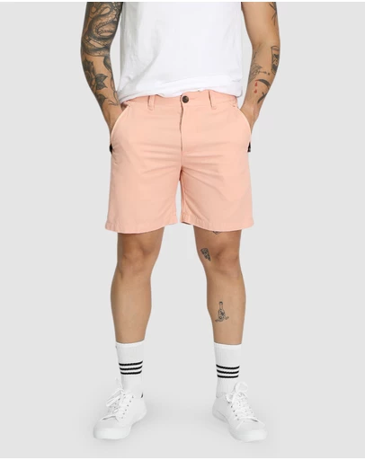 Mosmann - Brando Chino Shorts - Coral
