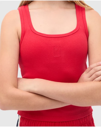 Seed Heritage - Square Neck Logo Tank - Teen