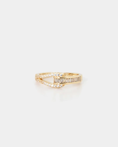 Forcast - Kaily 16k Gold Plated Brass Ring