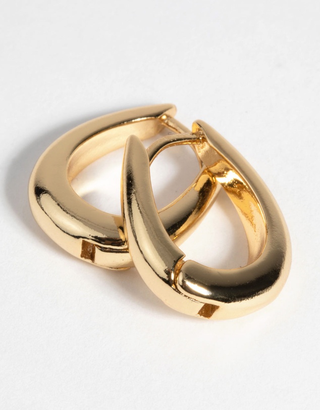 Lovisa - Gold Plated Small Huggie Hoop Earrings