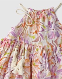 WITH LOVE FOR KIDS - Cotton Muslin Dress - Babies - Kids
