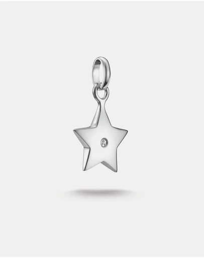 THOMAS SABO - THOMAS SABO Connect Charm star with white stone
