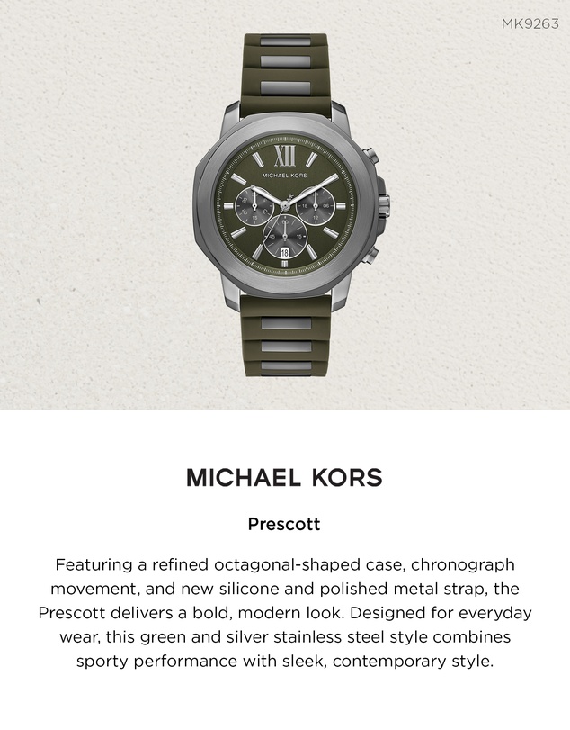 Michael Kors - Prescott Green Chronograph Watch
