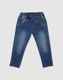 Fox & Finch - Boys Fox Pull On Denim Jeans 3-7 Yrs