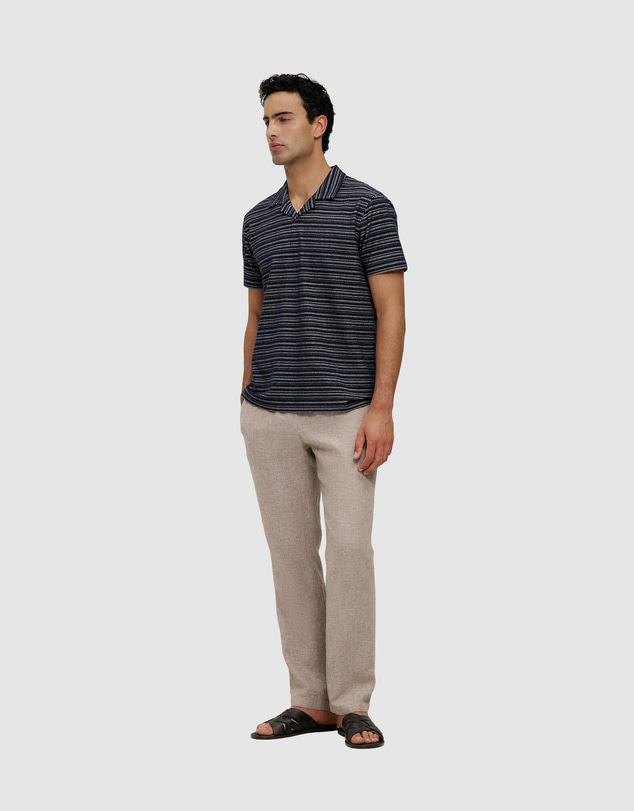 Trenery - Jacquard Stripe Polo
