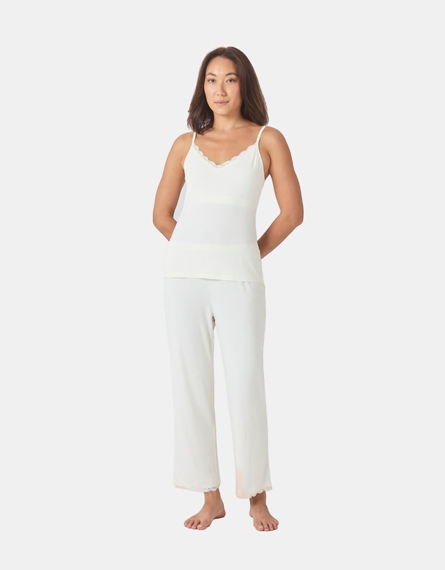 Gingerlilly - Britt Bamboo Lace Cami Long PJ
