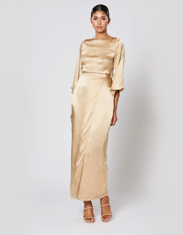 Winona - Cinta Dress Gold