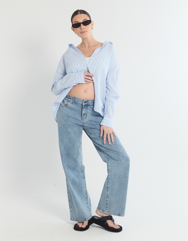Soon Maternity - Relaxed Wide Leg Jeans