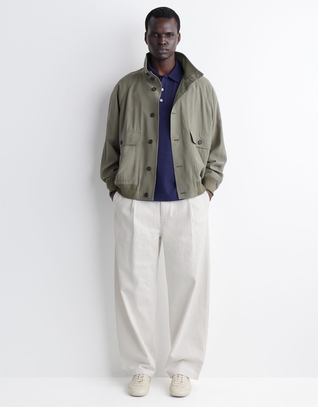 COS - Relaxed Cotton-Linen Polo Shirt