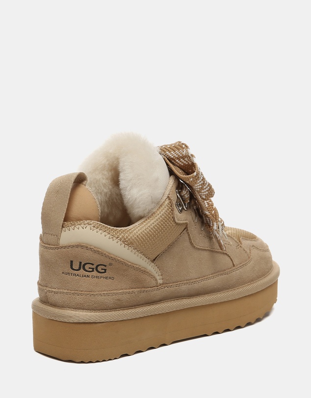 EVERAU - Australian Shepherd Ugg Parkyr Cow Suede Upper UGG Boots