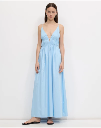 Calli - Alecia Plunge Maxi Dress