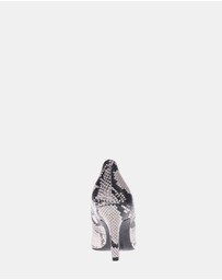 Naturalizer - Evie Pump - Black/White Snake