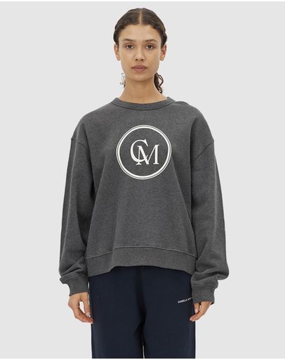 Charcoal Marle & Wht
