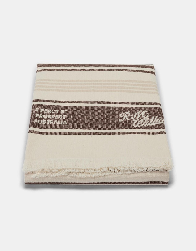 R.M.Williams - Striped Script Towel
