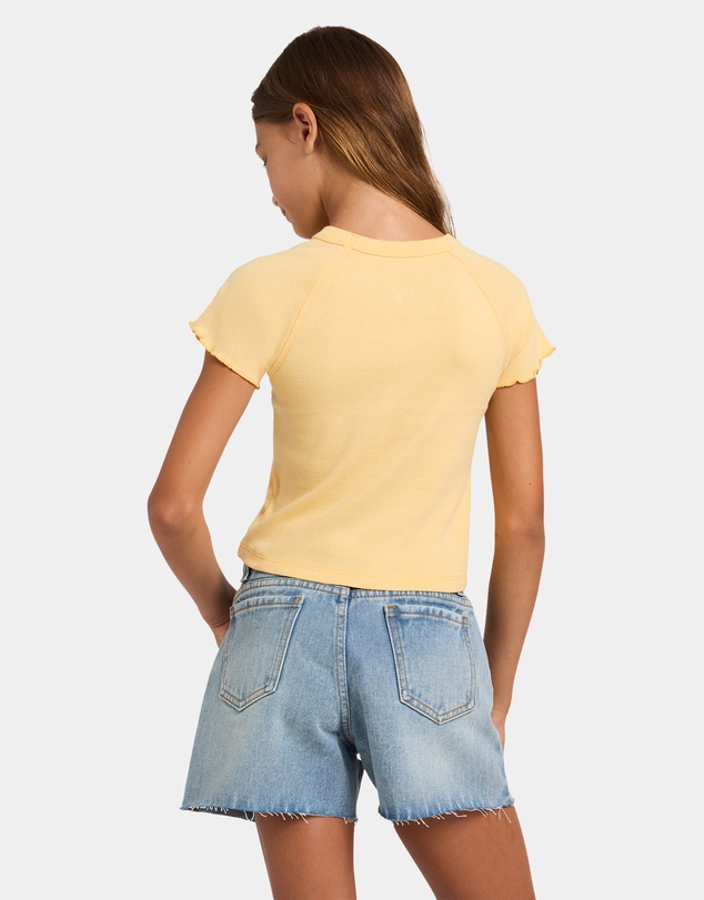 Billabong - Girls 8 to 16 Palm Dreams Ringer T-Shirt