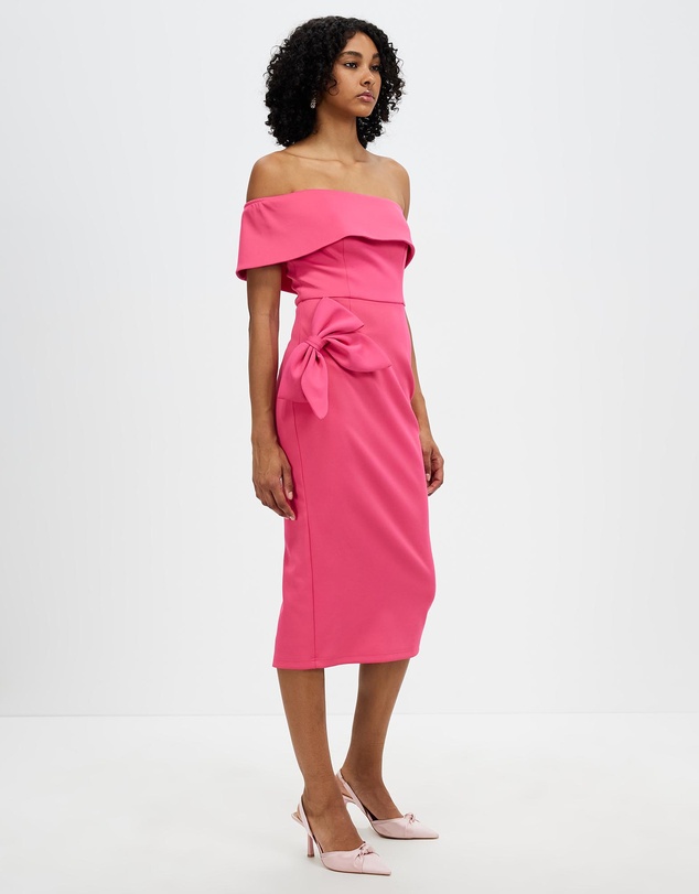 Romance by Honey and Beau - Serena Bow Midi Dress