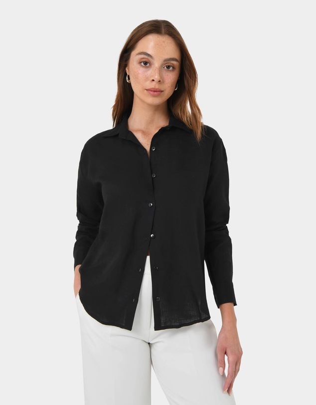 Forcast - Khalo Linen Buttoned Shirt