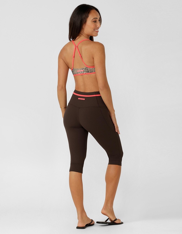 Lorna Jane - Circuit Luxe Rib 3/4 Capri Leggings