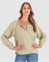CAMIXA - Poem Linen Blouse