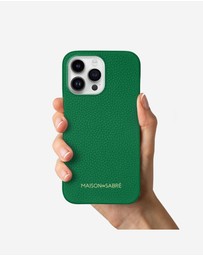 Maison De Sabre - Leather Phone Case (iPhone 14 Pro Max)