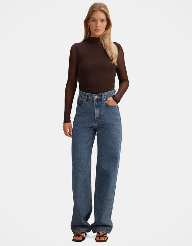 Forever New - Charlotte High Neck Long Sleeves Top