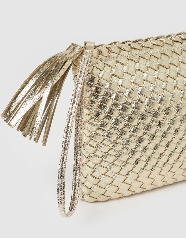 Arms Of Eve - Lavinia Clutch Bag - Gold