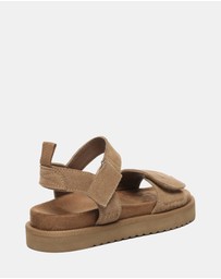 EVERAU - EverAU Ugg Carla Cow Suede Upper Sandals