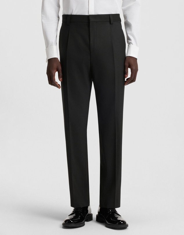 HUGO - Modern-Fit Trousers in Stretch Dobby