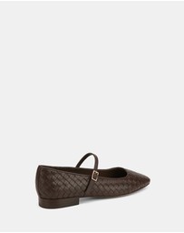 Wittner - Annie Woven Leather Mary Janes