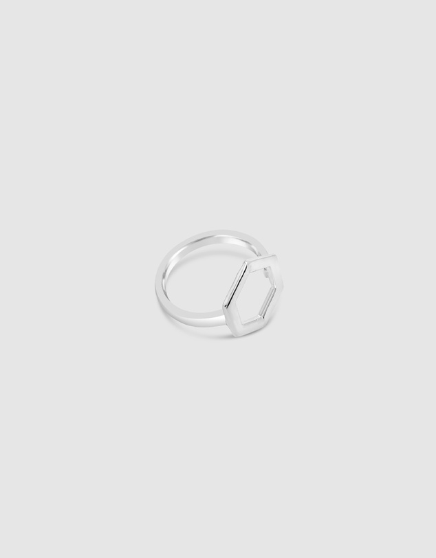 Ichu - Open Hexagon Ring