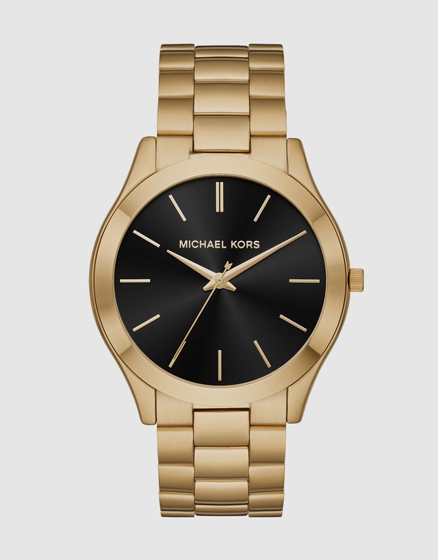 Michael Kors - Michael Kors Slim Runway Gold Watch MK8621