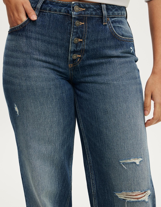 Cotton On - Curvy Low Rise Straight Jean