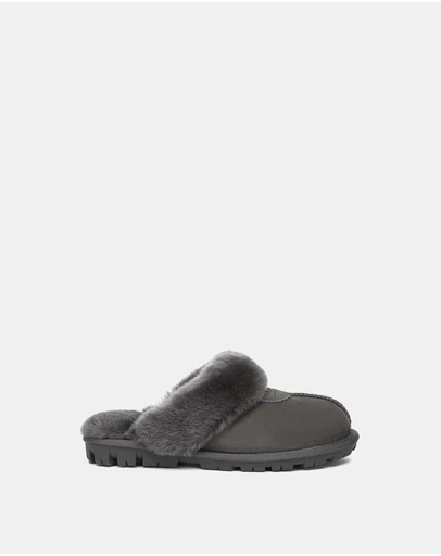 EVERAU - Australian Shepherd Ugg Waffle Slipper Sheepskin Upper House Shoes
