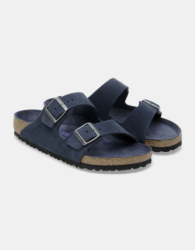 Birkenstock - Arizona SFB Tonal Footbed Suede Leather Narrow - Unisex