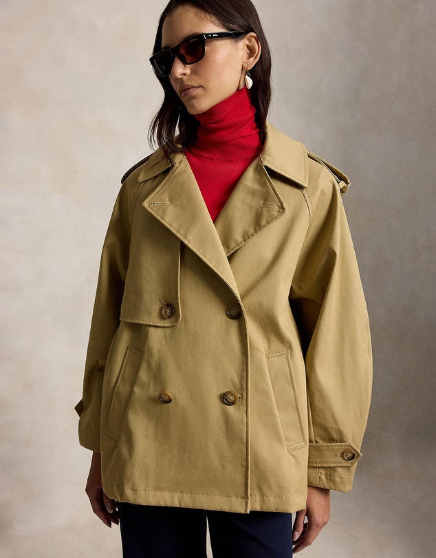 Polo Ralph Lauren - Cotton Twill Balloon Trench Coat