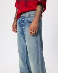 RHUDE - Relaxed Traxedo Denim Jeans