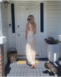 Esther & Co - Holden Dress - Beige Floral