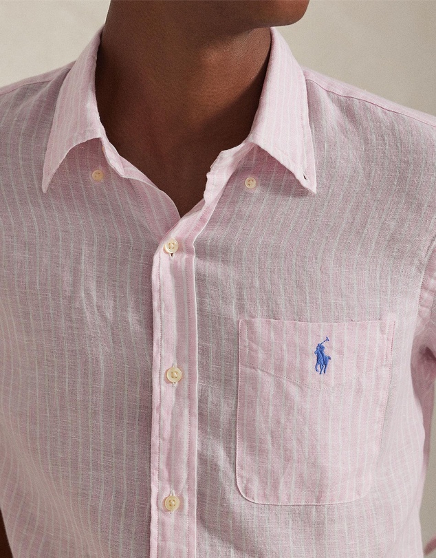 Polo Ralph Lauren - Custom Fit Striped Linen Shirt